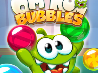 Om Nom Bubbles background