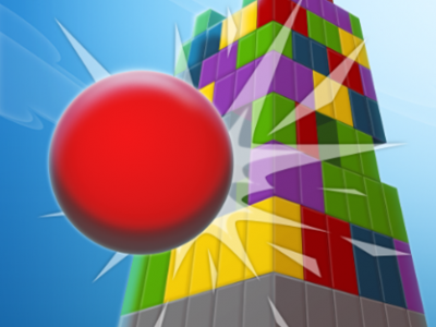 Tower Crash 3d background